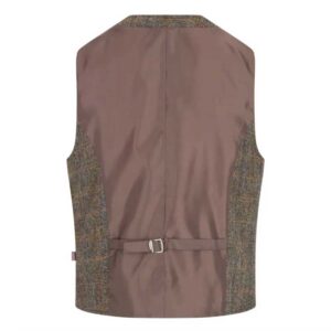 Harris Tweed Dalston Waistcoat Clinton Brown