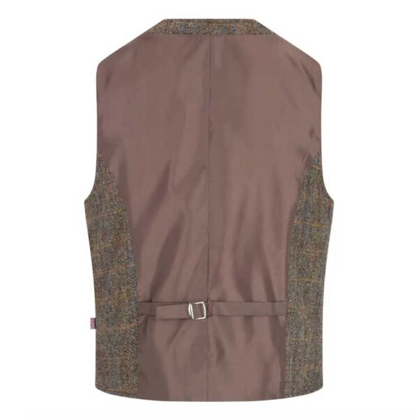 Harris Tweed Dalston Waistcoat Clinton Brown