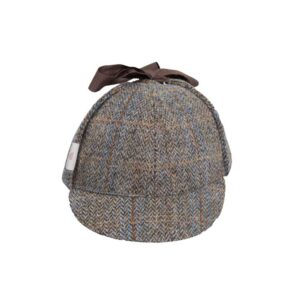 Harris Tweed Deerstalker Hat Watson Clinton Brown