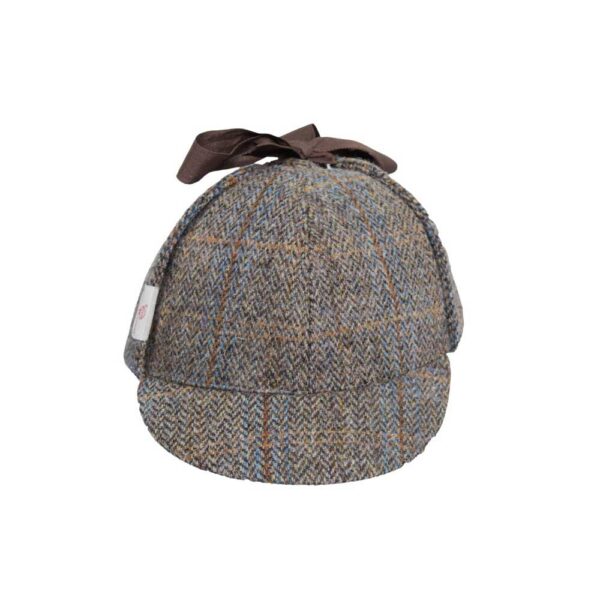 Harris Tweed Deerstalker Hat Watson Clinton Brown