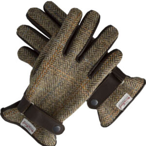 Harris Tweed Hallbrook Handschoenen White Sand