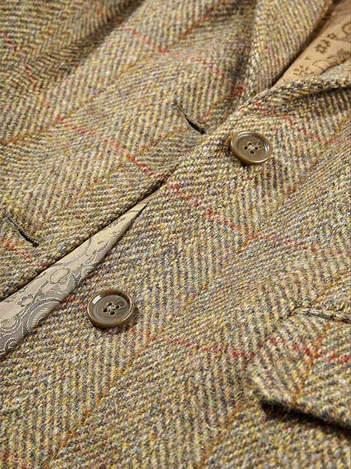 Harris Tweed Pippa Waistcoat - Mustard