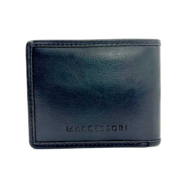 Harris Tweed Bifold Coin Wallet In Charcoal
