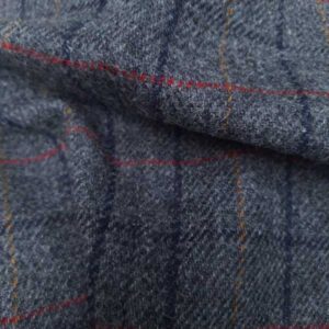 Harris Tweed Vestje Wales Met Revers In Anthra Check