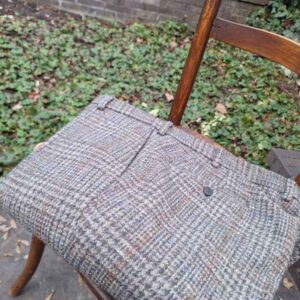 Harris Tweed Pantalon "Mr. Miller" Greystone Overcheck