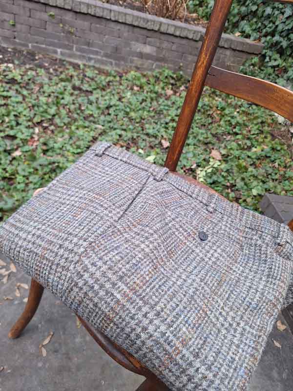 Harris Tweed Pantalon "Mr. Miller" Greystone Overcheck