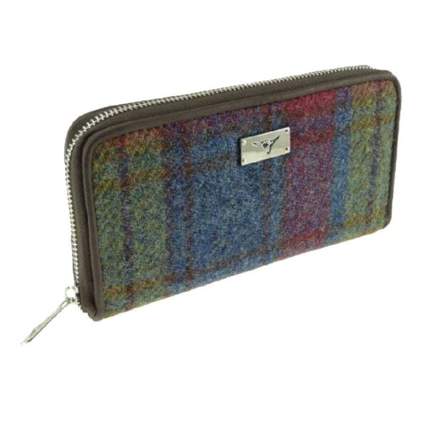 Harris Tweed 'Staffa' Portemonnee In Multicolor Tartan
