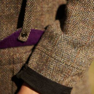 Harris Tweed Damesjas "Bailey" In Evergreen