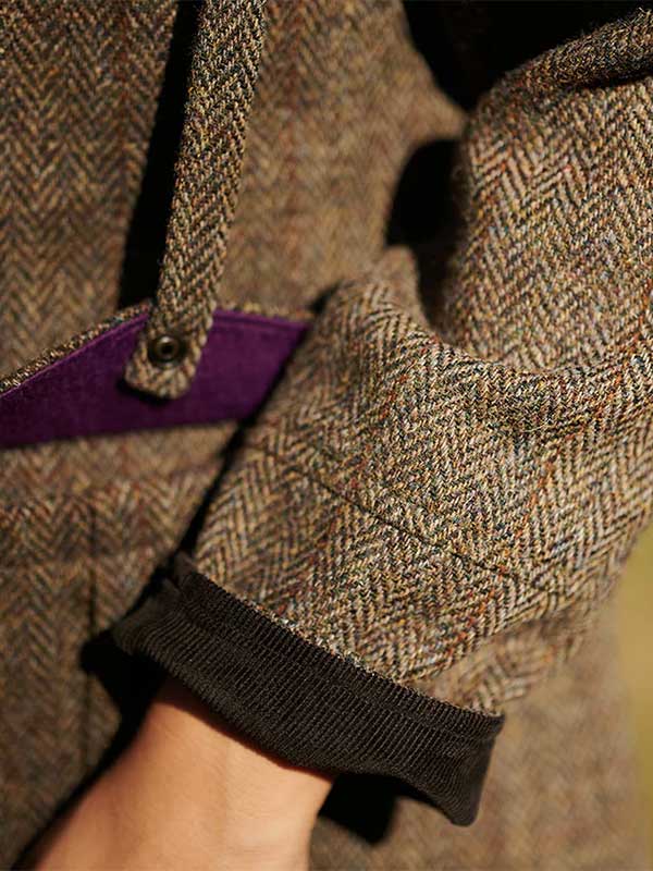Harris Tweed Damesjas "Bailey" In Evergreen