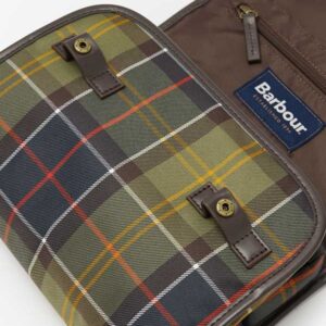 Barbour Tartan Hanging Washbag Classic
