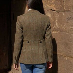 Harris Tweed Dames Jasje "Carola" In Light Green