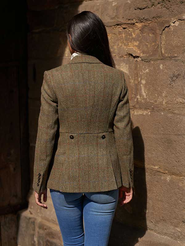 Harris Tweed Dames Jasje "Carola" In Light Green