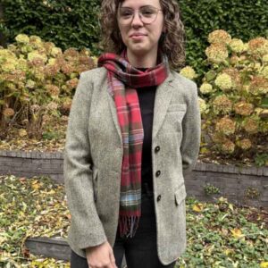 Harris Tweed Dames Jasje "Carola" In Multigreen