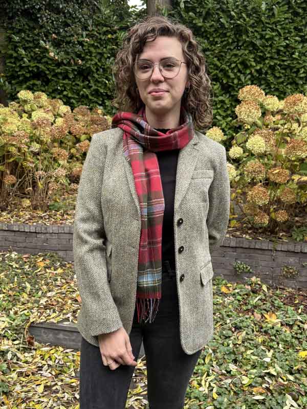 Harris Tweed Dames Jasje "Carola" In Multigreen