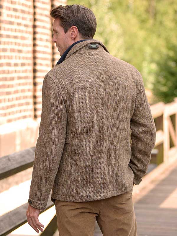 Harris Tweed jack "Stanford" In Country Herringbone
