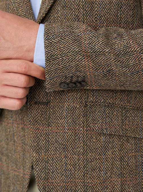 Harris Tweed Jacket "London" In King Of Tweed