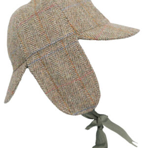 Harris Tweed Deerstalker Hat Watson Moss Green