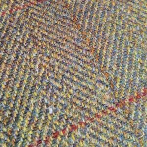 Harris Tweed Shire Long Handled Bag - Mustard
