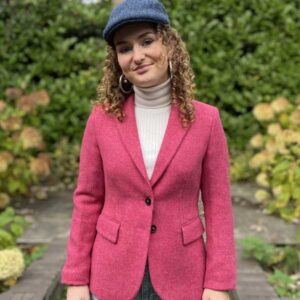 Harris Tweed Dames Jasje "Ami" In Pink