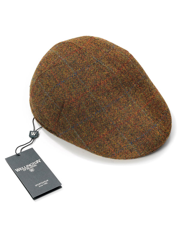 Harris Tweed Flat Cap "Henry" In Country Classic