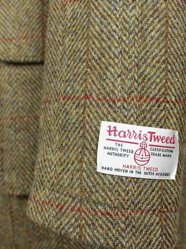 Harris Tweed Field Coat, Boyd Coat - Mustard