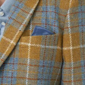 Harris Tweed Dames Blazer "LadiesClub" In Amber Check