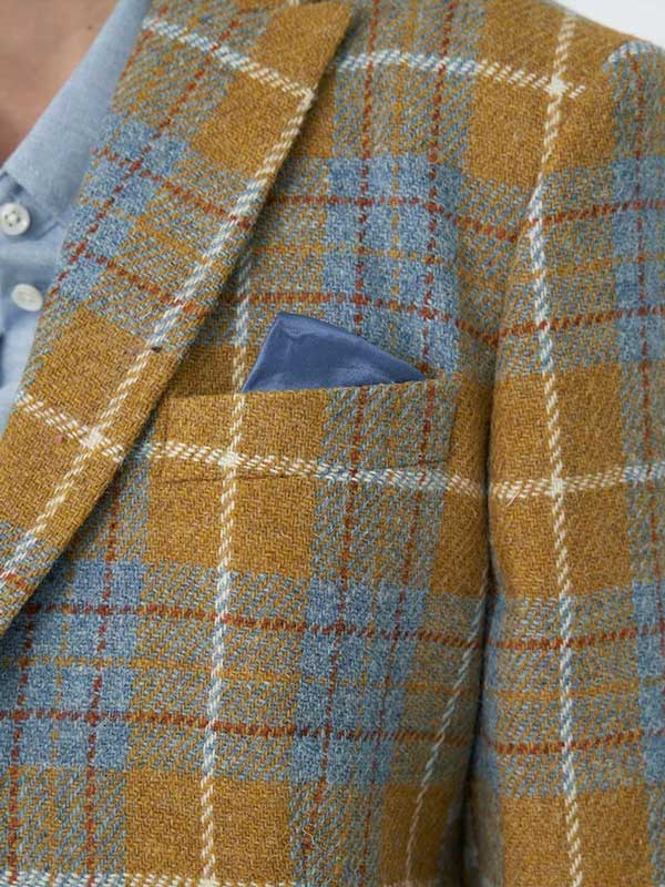Harris Tweed Dames Blazer "LadiesClub" In Amber Check