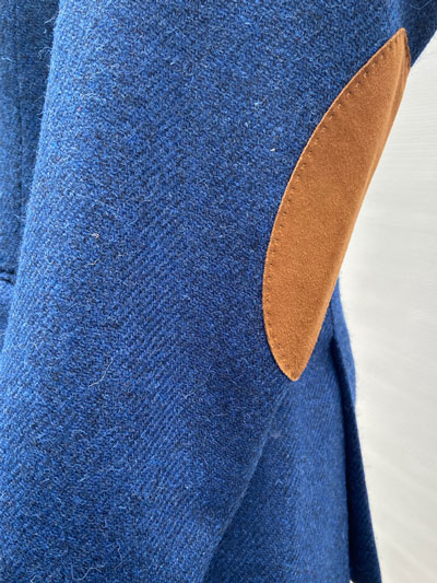 Harris Tweed Jacket "London" in Blue Twill