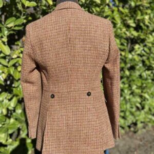 Harris Tweed Dames Jasje "Carola" In Rust Tweed