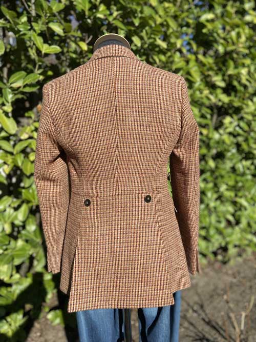 Harris Tweed Dames Jasje "Carola" In Rust Tweed