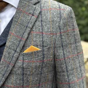 Harris Tweed Jacket "London" In Anthra Check