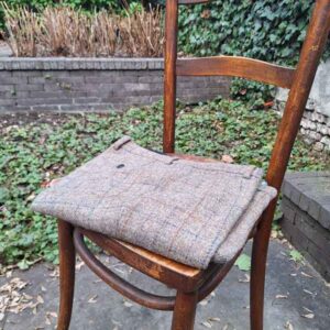Harris Tweed Pantalon "Mr. Miller" In Walnut Check