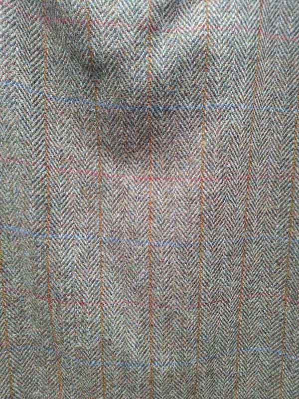 Harris Tweed Dames Rok "Pencil-Skirt" In Light Green