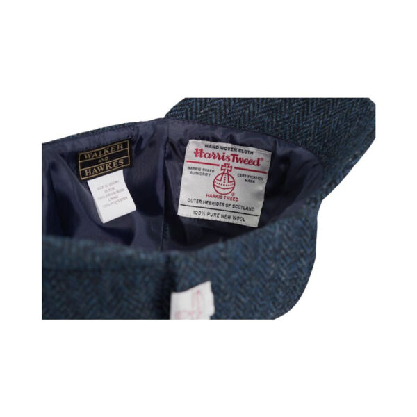 Harris Tweed Deerstalker Hat Watson Midnight Blue