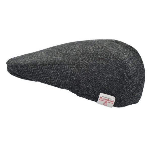Harris Tweed Flat Cap Oakmoor Gun Metal