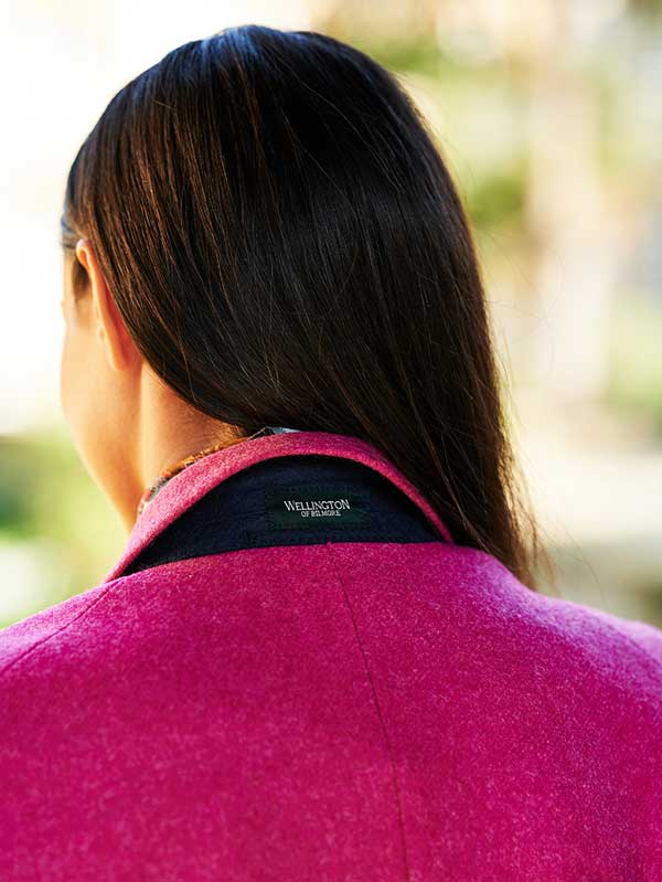 Harris Tweed Dames Jasje "Carola" in Rose
