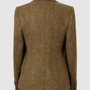 Harris Tweed Dames Jas Claire - Mustard