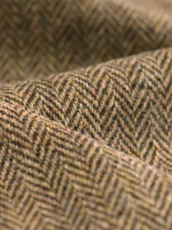 Harris Tweed Overjas "Barney" In Country Herringbone
