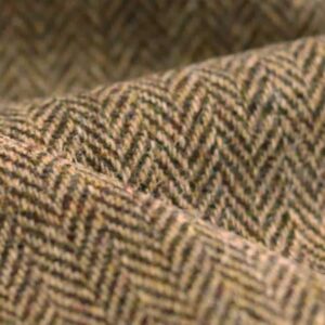 Harris Tweed Vestje "Wales" Met Revers In Country Herringbone