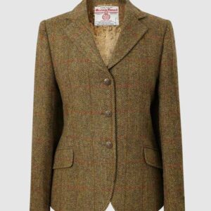 Harris Tweed Dames Jas Claire - Mustard