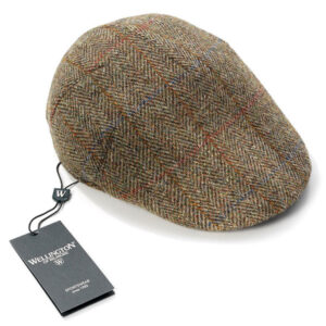 Harris Tweed Flat Cap "Henry" In Light Green