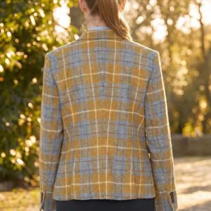 Harris Tweed Dames Blazer "LadiesClub" In Amber Check