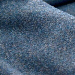 Harris Tweed Jacket "London" In Blue Shadow