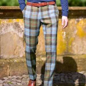 Harris Tweed Pantalon "Mr. Miller" In Highland Check