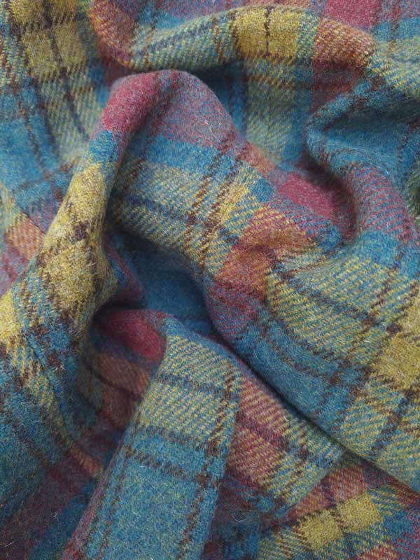 Harris tweed Dames Jasje "Ami" In Colorful Tartan