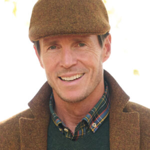 Harris Tweed Flat Cap "Henry" In Multicolor Rust