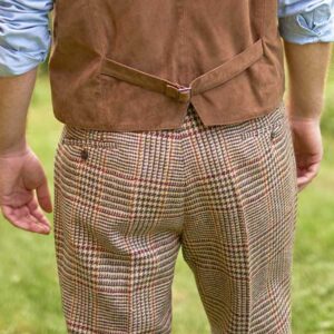 Harris Tweed Pantalon "Mr. Miller" In Scottish Check