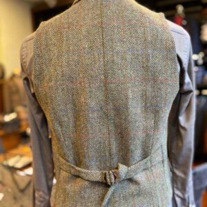 DF Harris Tweed Waistcoat Met Revers 630