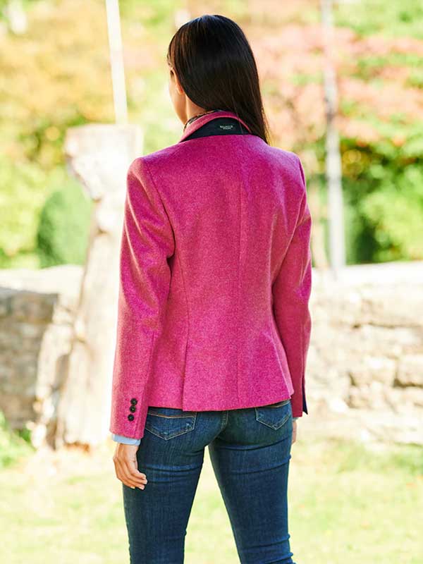 Harris Tweed Dames Blazer "LadiesClub" In Pink
