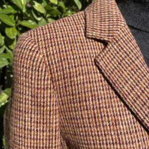 Harris Tweed Dames Jasje "Carola" In Rust Tweed